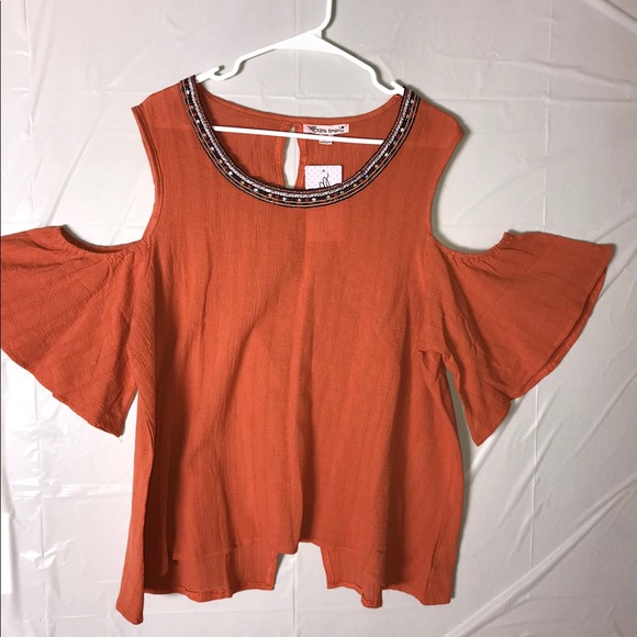 BURNT ORANGE Blouse - Picture 3 of 4